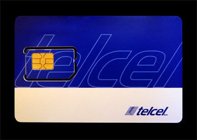 Telcel Regular SIM for iPad, iPad Mini or any 3G Tablet